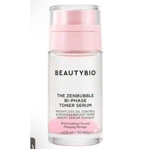 BEAUTY BIO THE ZENBUBBLE BI-PHASE
TONER SERUM FULL SIZE 1.7 - SEALED NEW IN BOX